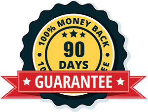 Tupi Tea 90-day money-back guarantee badge